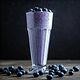Blueberry milkshake