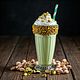 Pistachio milkshake