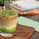 Pistachio Spanish latte