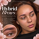 Hybrid brows incl. styling