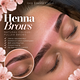 Henna brows incl. styling