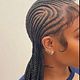 Curly buns small medium Stitch braids