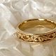 14K Leaf Gold Ring