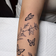 Fine line tattoo