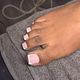 Acrylic toes french