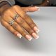 Acrylic French tip
