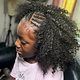KIDS Half BraidsXCurly (No Hair Added)