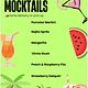 Mocktails ✨