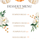 Fall Menu🍁