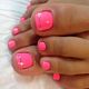Acryl nagels voeten