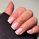 Builder gel on natural nail