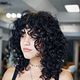 Soft Curly Wolf cut