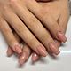 Gel tips manicure