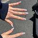 Gel tips manicure