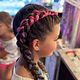 Hair braids with extentions