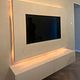 Taupe custom cinewall