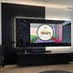 Black marble cinewall