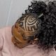 Styled w weave ponytail