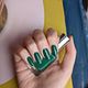 Natural nails with polish