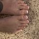 Polygel pedicure
