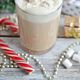 Frosted Candy Cane Latte (hot)