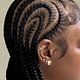 Cornrows with designs