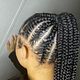 Braided ponytail