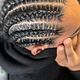 8 cornrows -dames