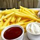 Chicken/ Beef Burger and French Fries