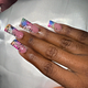 Long Acrylic Nail Set
