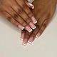 - Basic French nails