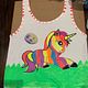 Kids shirt / pillowcase  predrawn paint party