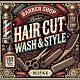 Hair Cut, Wash & Style- £12.00