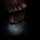 Pedicure acryl cover or one color