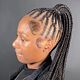 Stitch braided ponytail
