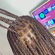 Knottless braids
