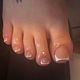 acrylic toes