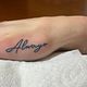 Script Tattoos