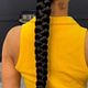Gevlochten ponytail