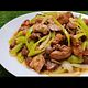 P3.Stir-fried chicken gizzards and liver with chili