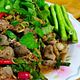 Chicken giblet salad