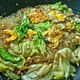 Stir-fried eggs with glass noodles