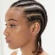 Normal cornrow
(Cornrow with your hair )