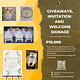 GIVEAWAYS, INVITATION AND WELCOME SIGNAGE