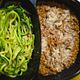 Lentil Bolognaise & Baby marrow Spaghetti