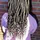 Medium Box Braids with Wavy Ends 18”