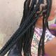 Medium knotless braids