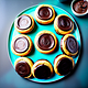 Burger Buns w/ Choco Spread