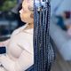Large knotless braids