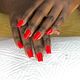 Gel on tips